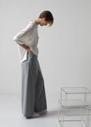 GENEVA WIDELEG TROUSERS / HIGH DENSITY 2WAY STRETCH - ONLINE STORE EXCLUSIVE