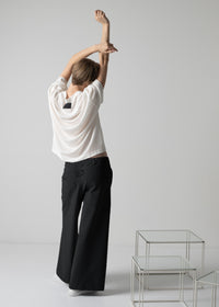 GENEVA WIDELEG TROUSERS / HIGH DENSITY 2WAY STRETCH - ONLINE STORE EXCLUSIVE