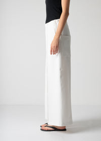 GENEVA WIDELEG TROUSERS / HIGH DENSITY 2WAY STRETCH - ONLINE STORE EXCLUSIVE