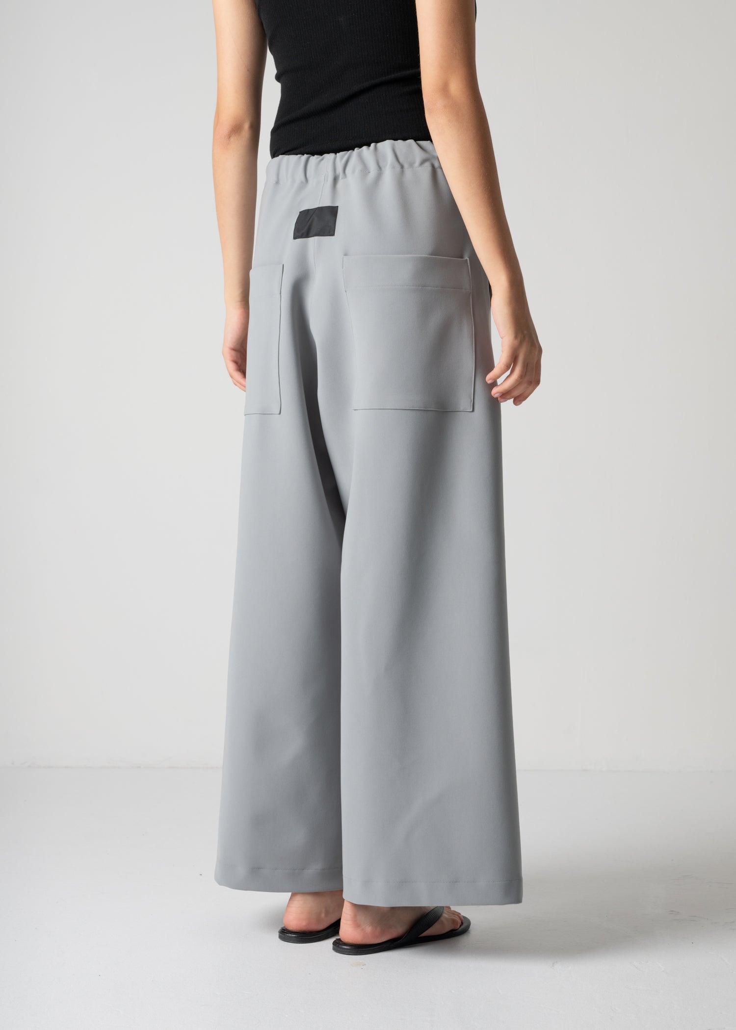 GENEVA WIDELEG TROUSERS / HIGH DENSITY 2WAY STRETCH - ONLINE STORE EXCLUSIVE