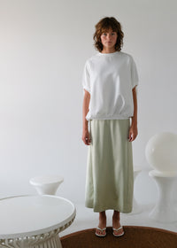 36 JENIFFER FLAIR SKIRT / SILKY SATIN JERSEY - C10