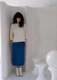 24 FIA SKIRT / AIRLY COCOON JERSEY - C10