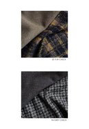 44 GENEVA WIDELEG TROUSERS / JACQUARD PLAID JERSEY - C11