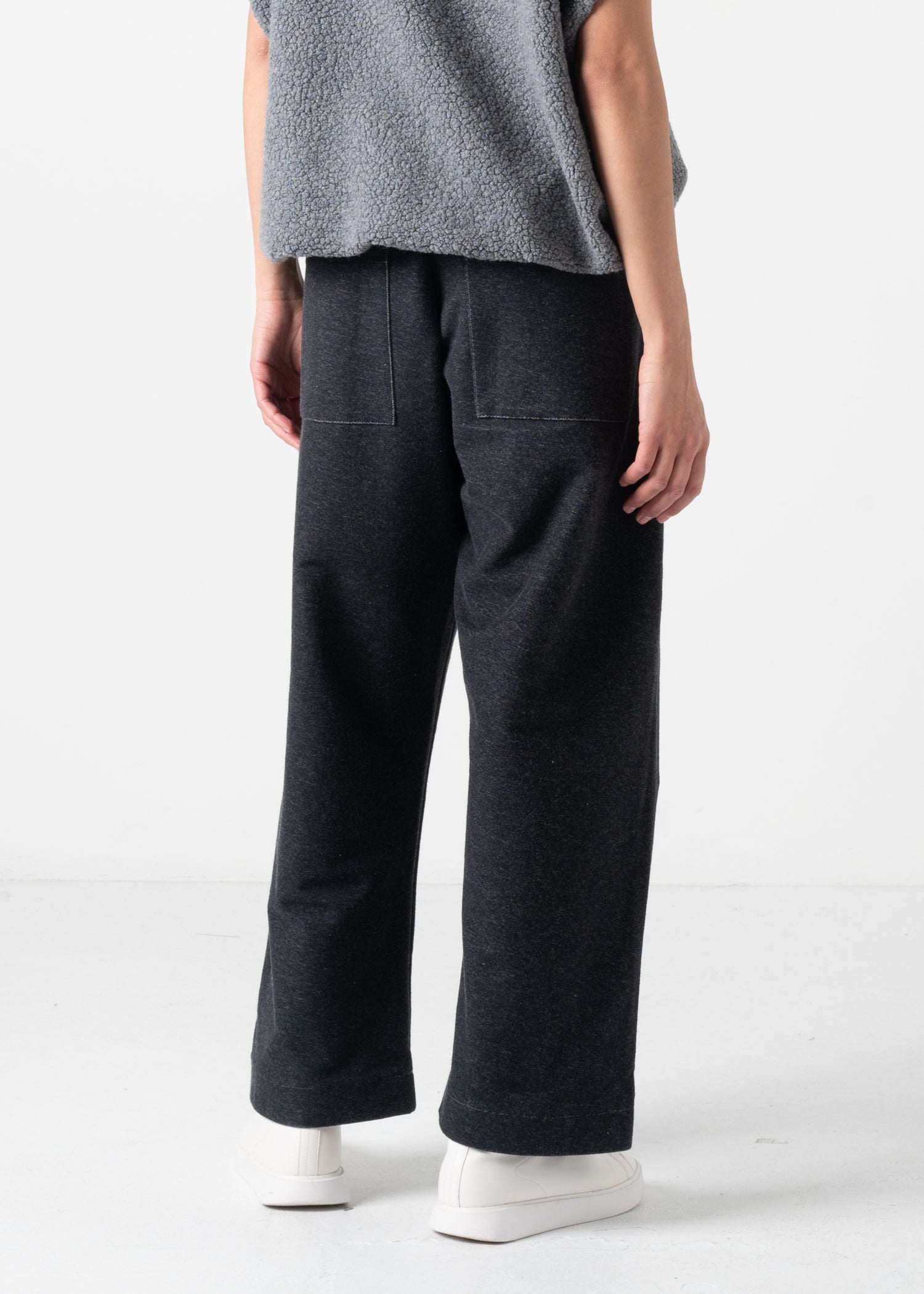 20 KASSIDY DOUBLE TUCK TROUSERS / VINTGE DENIM JERSEY - C11