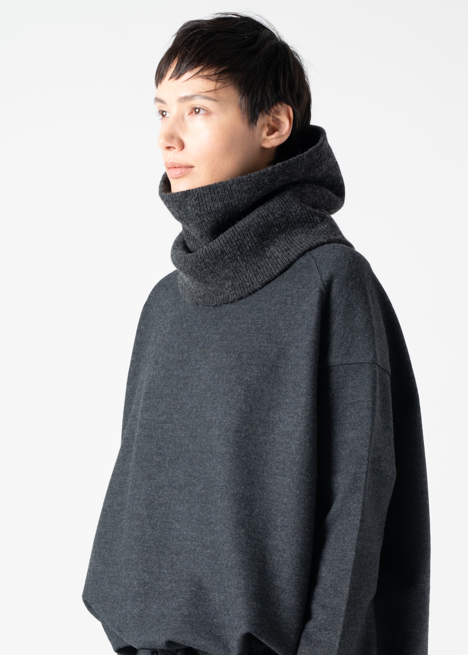 57 KAI SNOOD / CHUNKY RIB JERSEY - C11