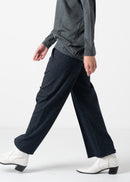 42 GALAXY SEMI-WIDE TROUSERS / WOOLY TWEEDY JERSEY - C11