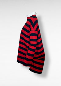 IVY RUGBY JERSEY / AIR SPINNING COTTON JERSEY STRIPE - ONLINE STORE EXCLUSIVE