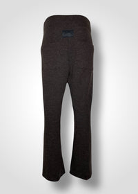 GALAXY SEMI-WIDE TROUSERS / RECYCLED WOOL QUARTER GAUGE KNITING - C9