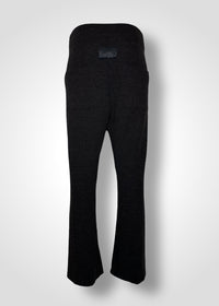 GALAXY SEMI-WIDE TROUSERS / RECYCLED WOOL QUARTER GAUGE KNITING - C9