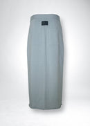 12 KATHLEEN FRONT SLIT SKIRT / SPONGY TERRY - C11