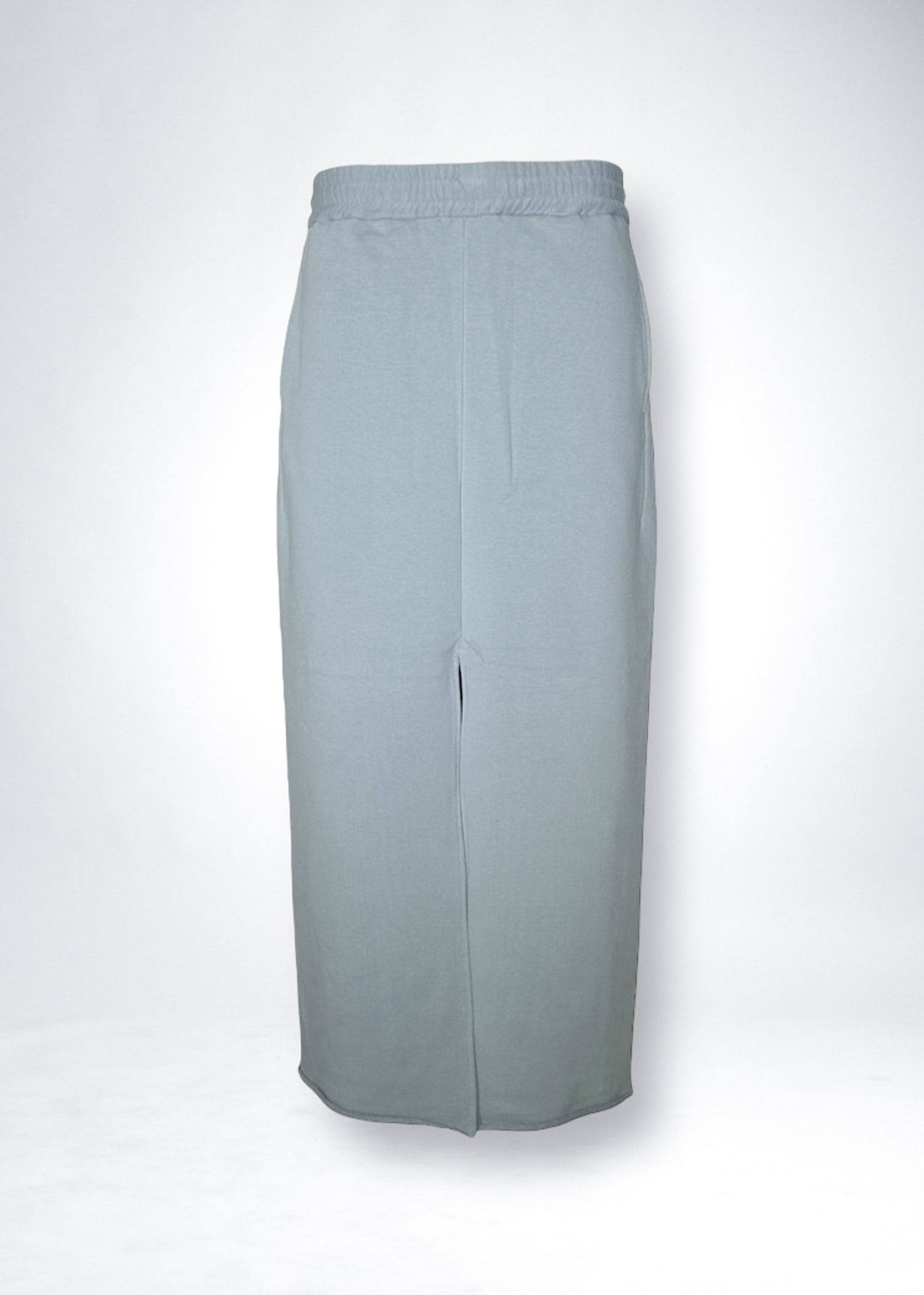 12 KATHLEEN FRONT SLIT SKIRT / SPONGY TERRY - C11