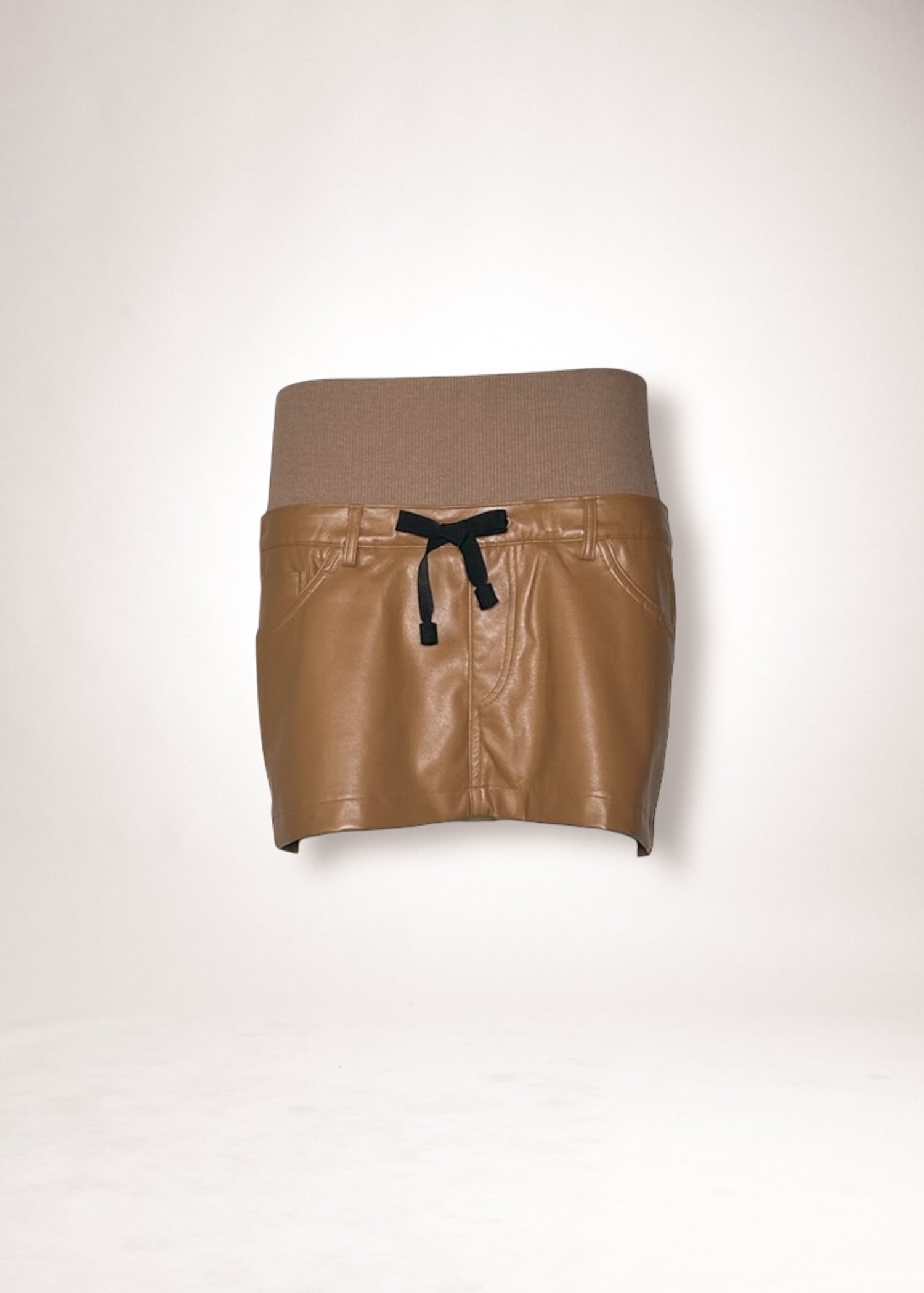 64 KATIE MINI SKIRT / VEGAN LEATHER - C11