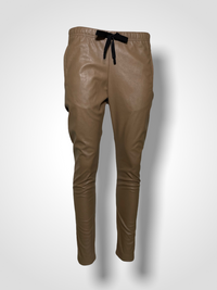ELLY TROUSERS / VEGAN LEATHER - C8