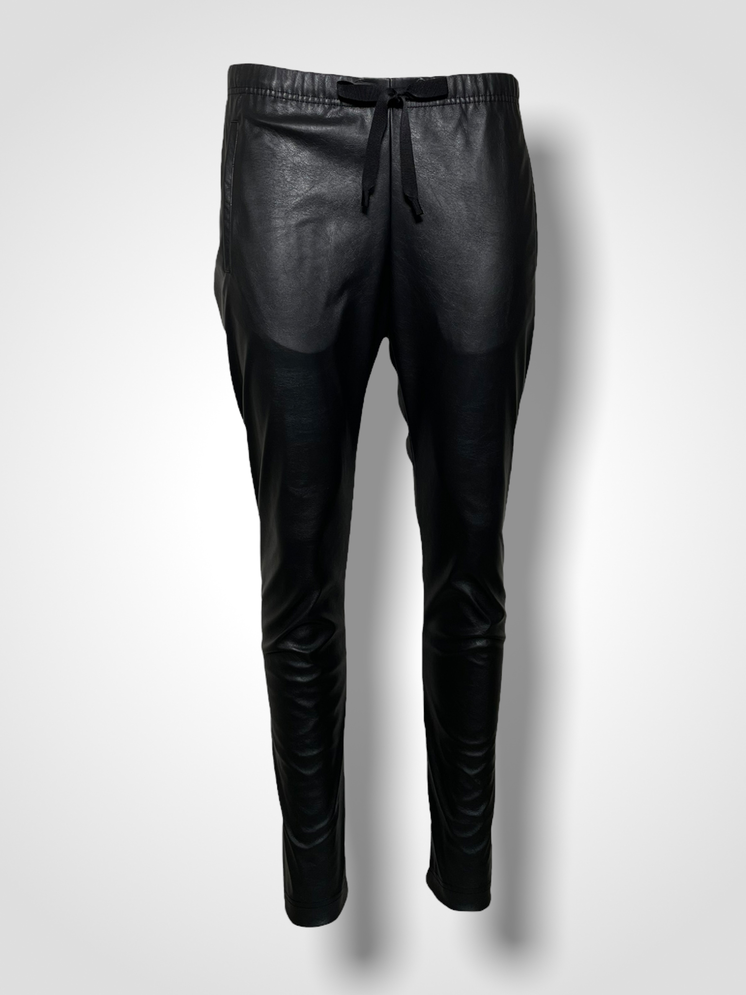 ELLY TROUSERS / VEGAN LEATHER - C8