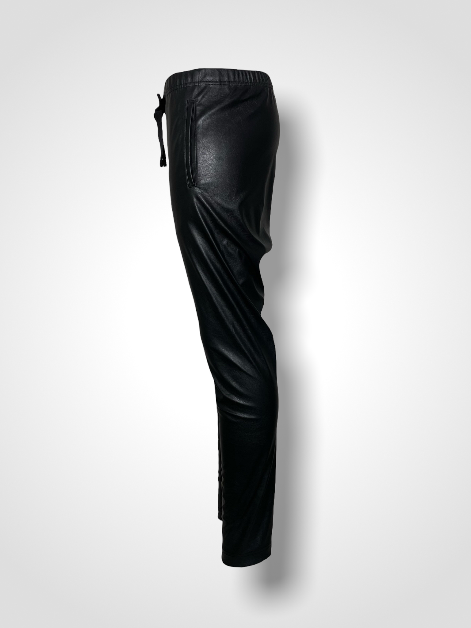 ELLY TROUSERS / VEGAN LEATHER - C8