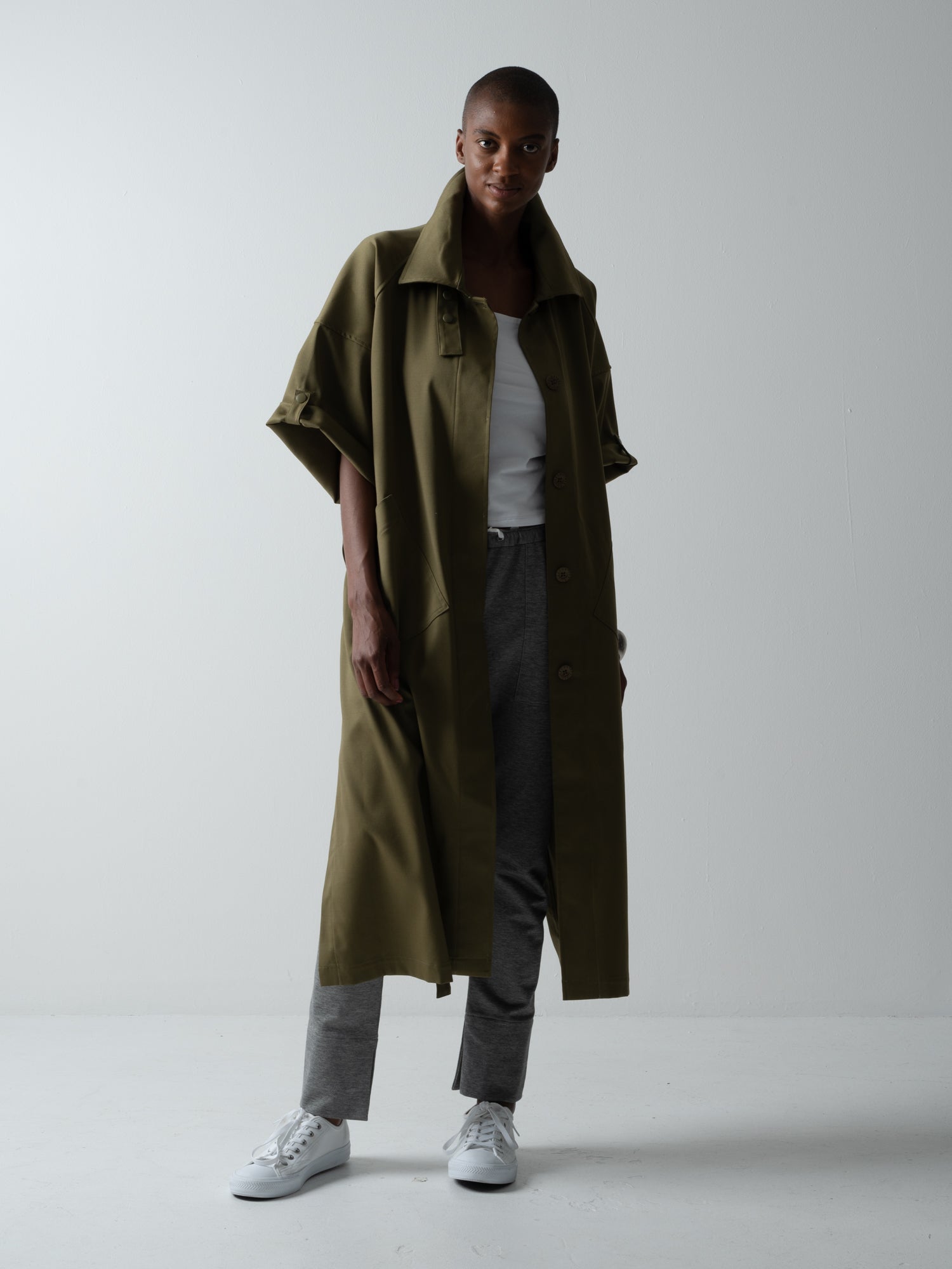 HOLLY COAT / TW STRETCH TWILL - C8