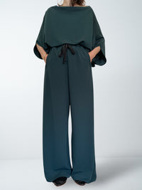 ALISON TROUSERS / MAT STRECH PONCH - ONLINE STORE EXCLUSIVE