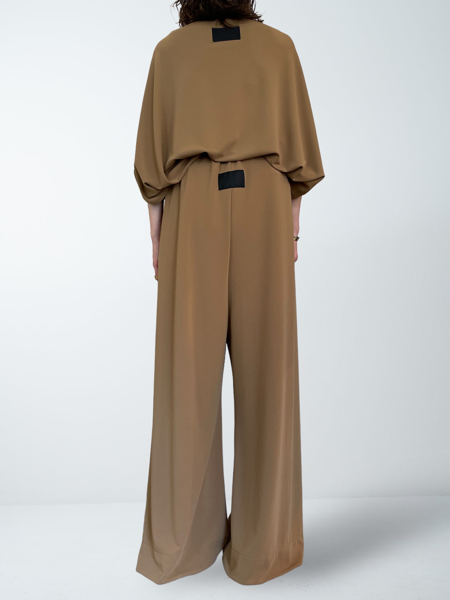 ALISON TROUSERS / MAT STRECH PONCH - ONLINE STORE EXCLUSIVE